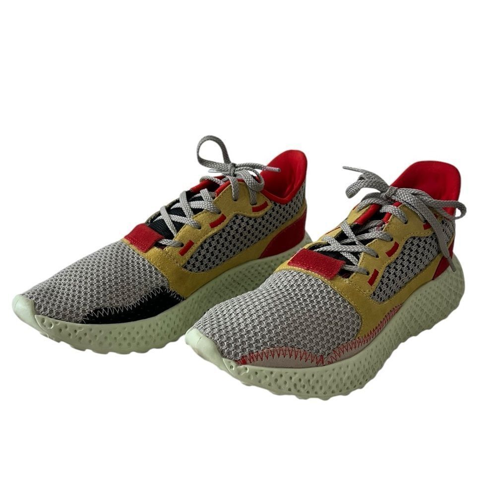 Steve Madden Women’s Sneakers 6.5M Red Yellow Black Mint Green Sole RUN02S1 - Picture 3 of 9
